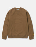 Carhartt-WIP Chase Sweatshirt - Hamilton Brown