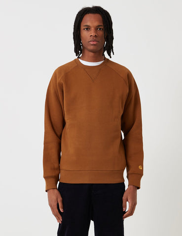 Carhartt-WIP Chase Sweatshirt - Hamilton Brown