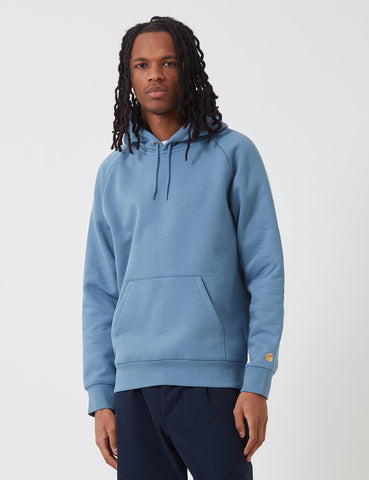 Carhartt-WIP Hooded Chase Sweatshirt - Mossa / Gold