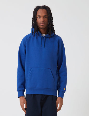 Carhartt-WIP Hooded Chase Sweatshirt - Submarine Blau