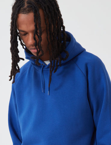 Carhartt-WIP Hooded Chase Sweatshirt - Submarine Blau