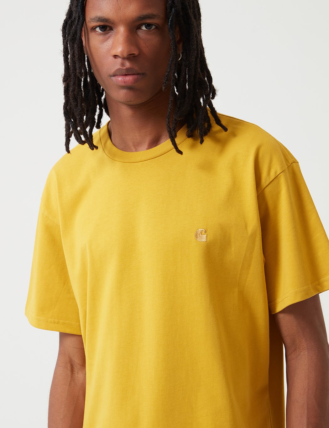Carhartt-WIP Chase T-Shirt - Raps- Gelb