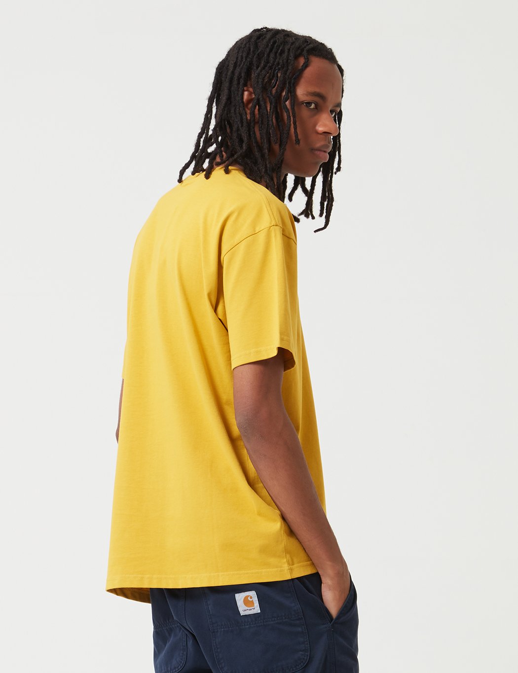 Carhartt-WIP Chase T-Shirt - Raps- Gelb