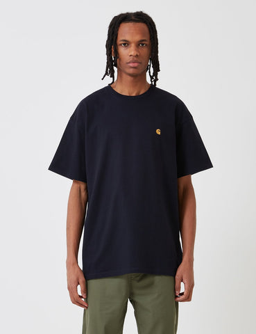 Carhartt-WIP Chase T-Shirt - Dark Navy