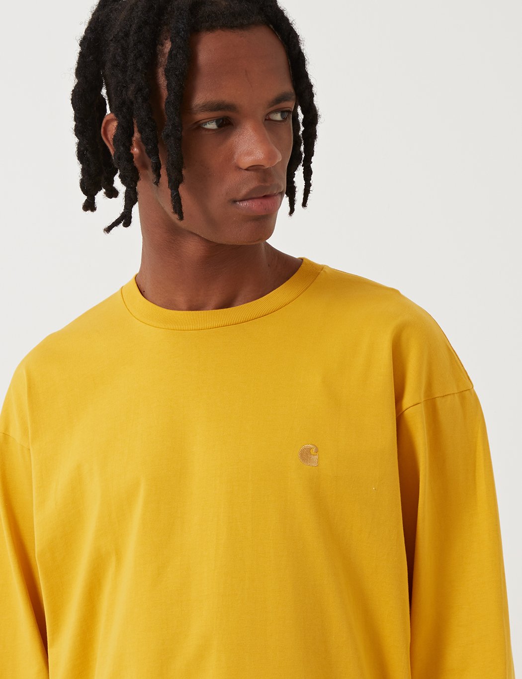 Carhartt-WIP Chase T-Shirt - Quitte Gelb