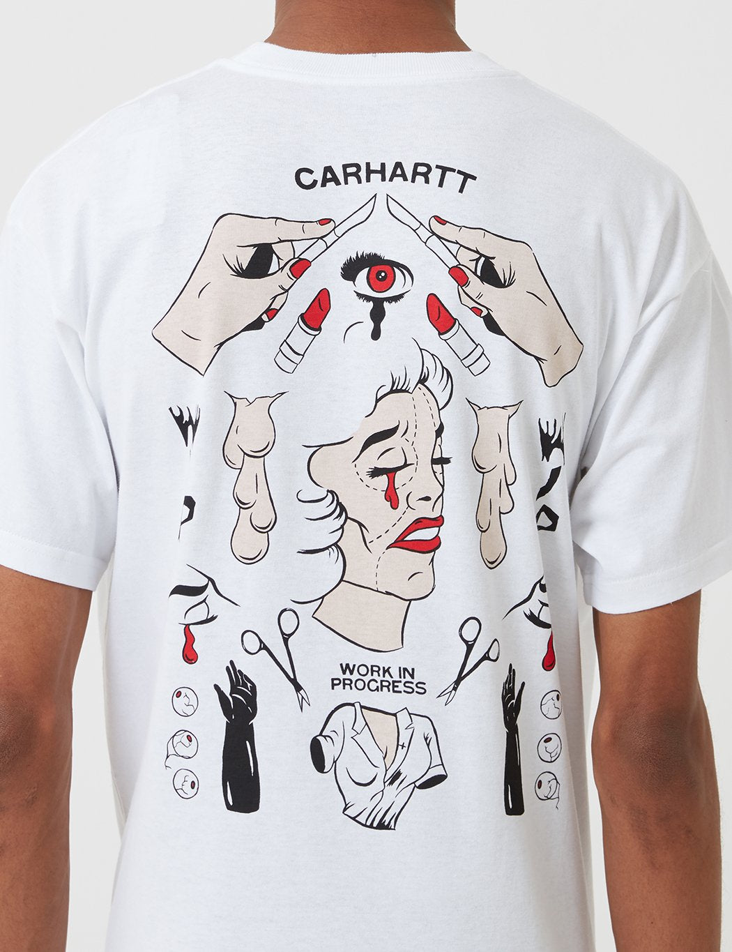 Carhartt-WIP Horror T-Shirt - Weiß