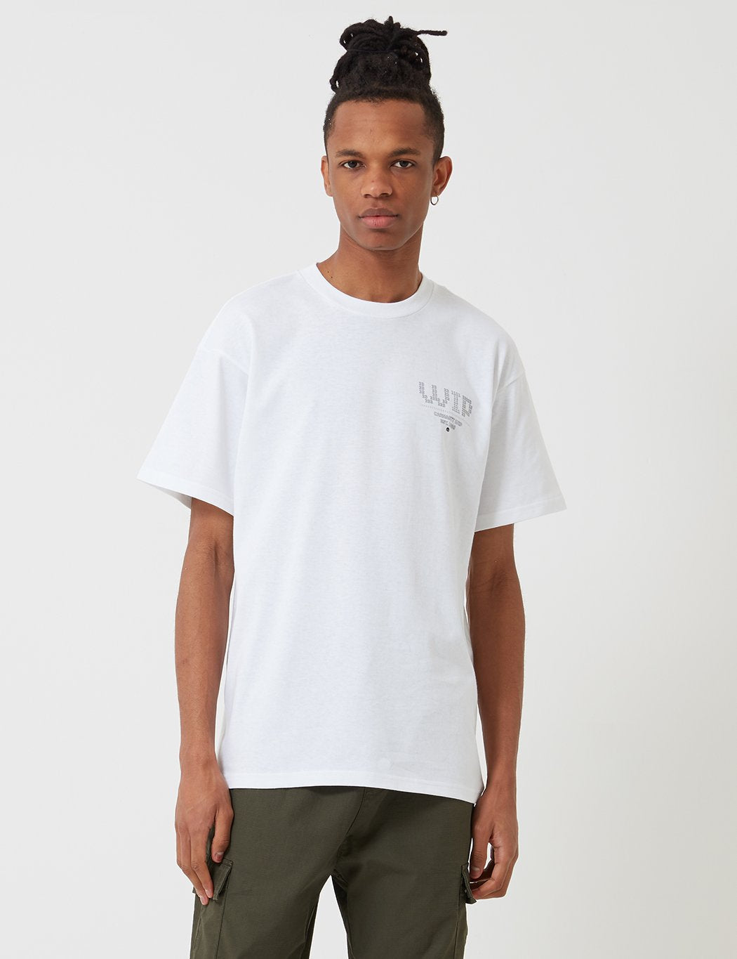 Carhartt-WIP Pilot T-Shirt - Weiß / Schwarz