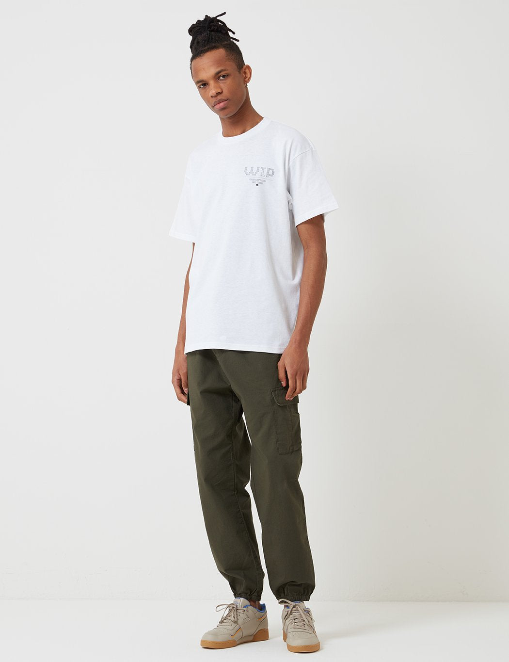 Carhartt-WIP Pilot T-Shirt - Weiß / Schwarz