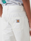 Carhartt-WIP Newel Pant (Relaxed Konische) - Off-White