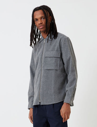 Carhartt-WIP Oscar Shirt - Dunkelgrau Heather