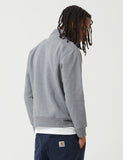 Carhartt-WIP Chase Neck Zip Sweat - Dark Grey Heather