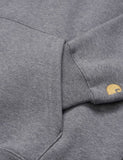 Carhartt-WIP Chase Neck Zip Sweat - Dark Grey Heather