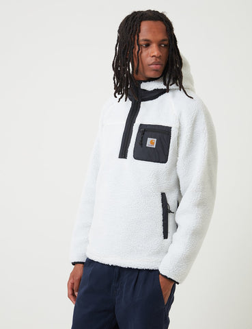 Carhartt-WIP Prentis Fleece Pullover - Wax Weiß