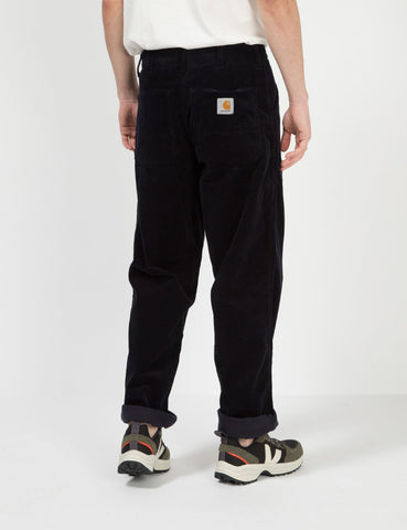 Carhartt-WIP Einfache Hose - Dunkelmarineblau