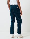 Carhartt-WIP Menson Pant (Corduroy) - Ente Blau