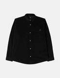 Edwin Minimal Babycord Shirt - Schwarz