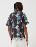 Carhartt-WIP hawaiianischen Blumenhemd - Schwarz / Hawaii-Blumendruck