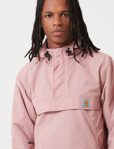 Carhartt-WIP Nimbus Half-Zip Jacke (mit Fleece-Futter) - Erröten Rosa