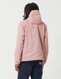 Carhartt-WIP Nimbus Half-Zip Jacke (mit Fleece-Futter) - Erröten Rosa