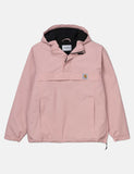 Carhartt-WIP Nimbus Half-Zip Jacke (mit Fleece-Futter) - Erröten Rosa