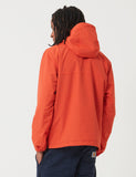Carhartt-WIP Nimbus Half-Zip Jacke (mit Fleece-Futter) - Brick orange