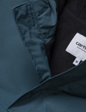 Carhartt-WIP Nimbus Half-Zip Jacke (mit Fleece-Futter) - Ente Blau