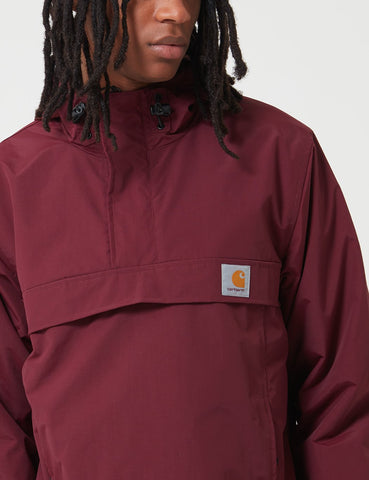 Carhartt-WIP Nimbus Half-Zip Jacke (mit Fleece-Futter) - Merlot Red