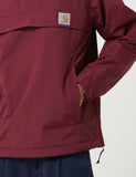 Carhartt-WIP Nimbus Half-Zip Jacke (mit Fleece-Futter) - Merlot Red