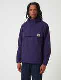 Carhartt-WIP Nimbus Half-Zip Jacke (mit Fleece-Futter) - Königliche Violet Lila