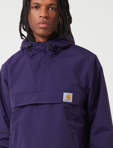 Carhartt-WIP Nimbus Half-Zip Jacke (mit Fleece-Futter) - Königliche Violet Lila