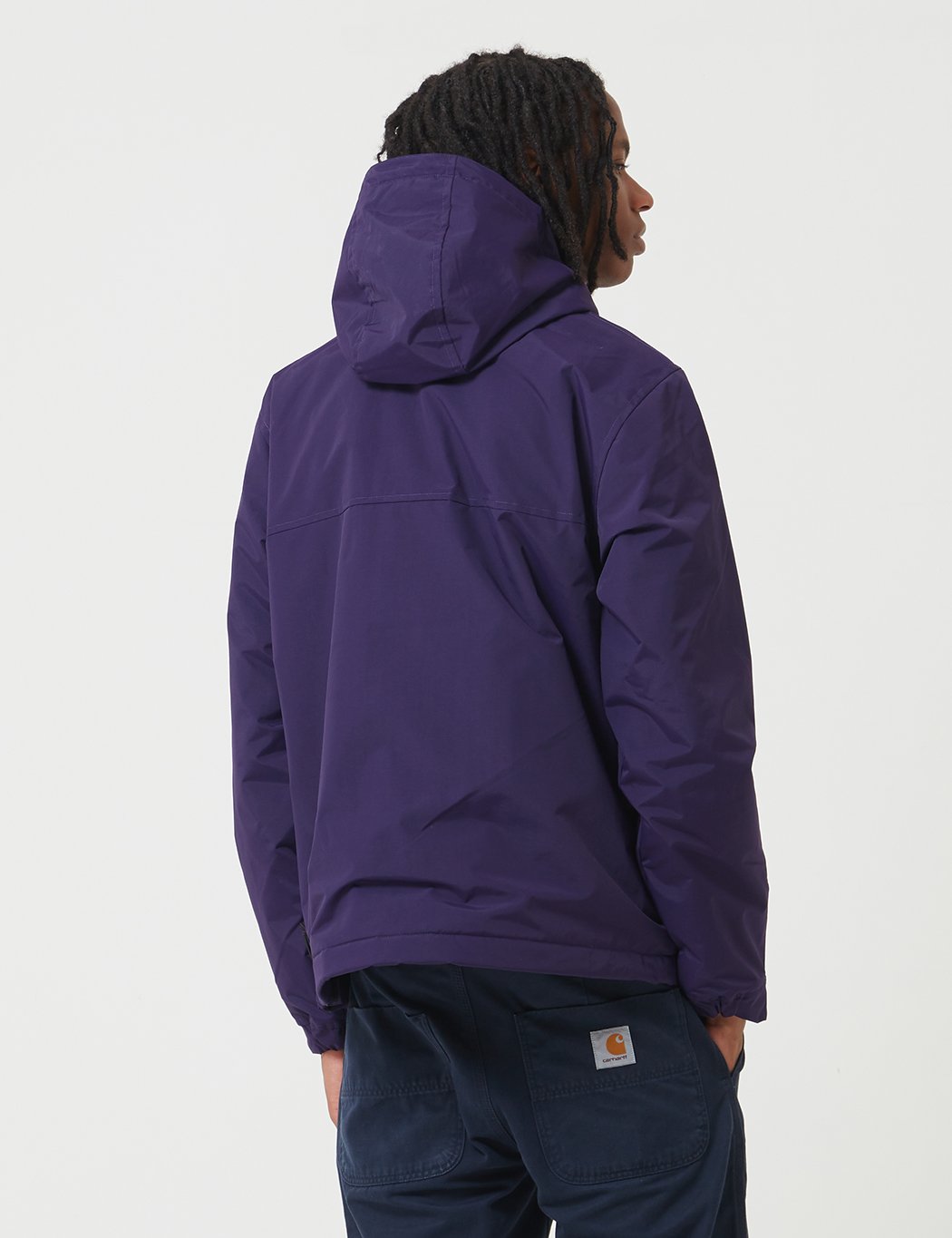 Carhartt-WIP Nimbus Half-Zip Jacke (mit Fleece-Futter) - Königliche Violet Lila