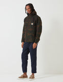 Carhartt-WIP Nimbus Half-Zip Jacke (mit Fleece-Futter) - Camo Evergreen