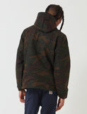 Carhartt-WIP Nimbus Half-Zip Jacke (mit Fleece-Futter) - Camo Evergreen