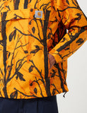 Carhartt-WIP Nimbus Half-Zip Jacke (mit Fleece-Futter) - Camo Baum orange