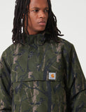 Carhartt-WIP Nimbus Half-Zip Jacke (mit Fleece-Futter) - Camo-Baum-Grün