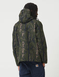 Carhartt-WIP Nimbus Half-Zip Jacke (mit Fleece-Futter) - Camo-Baum-Grün