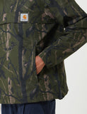 Carhartt-WIP Nimbus Half-Zip Jacke (mit Fleece-Futter) - Camo-Baum-Grün