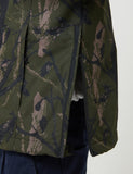 Carhartt-WIP Nimbus Half-Zip Jacke (mit Fleece-Futter) - Camo-Baum-Grün