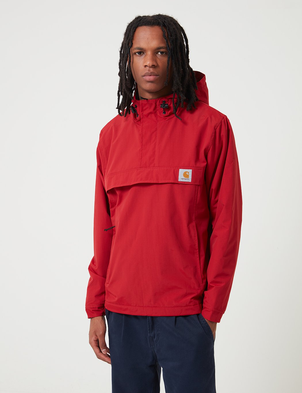 Carhartt-WIP Nimbus Half-Zip Jacke (mit Fleece-Futter) - Explosion Red