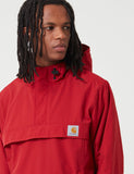 Carhartt-WIP Nimbus Half-Zip Jacke (mit Fleece-Futter) - Explosion Red