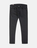 Edwin 'Made in Japan' Kaihara Selvage 12,5 Unzen Jeans (Slim Tapered) - Schwarz Rinsed