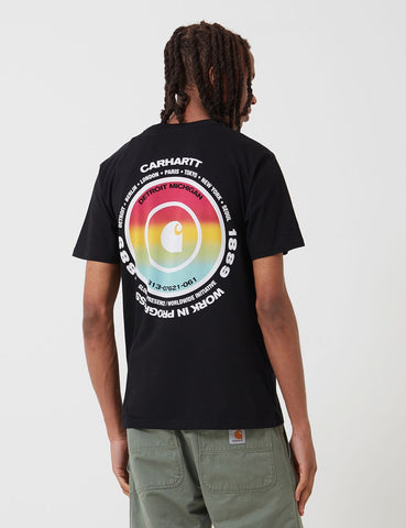 Carhartt-WIP Worldwide T-Shirt - Schwarz