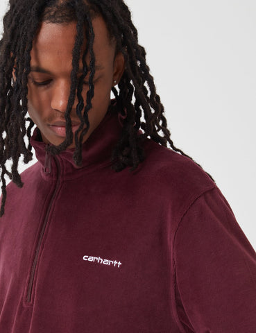 Carhartt-WIP Tila Fleece Pullover - Shiraz / Weiß