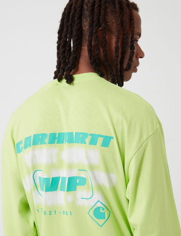 Carhartt-WIP Inter Langarm-T-Shirt - Lime