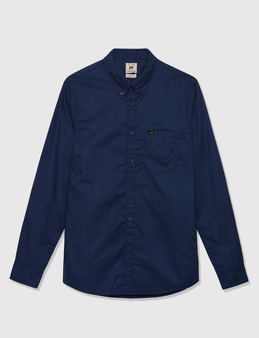 Lee Button Down Shirt - Deep Indigo