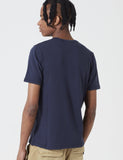 Les Basics Le Crew T-Shirt - Navy Blue