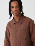 Le Laboureur Cotton Arbeitsjacke - Brown