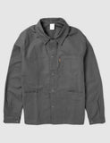 Le Laboureur Cotton Work Jacket - Charcoal Grey