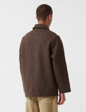 Le Laboureur Wolle Arbeitsjacke - Brown