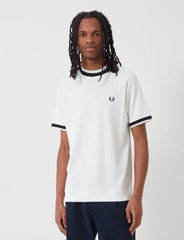 Fred Perry Raglan Sweat Top T-Shirt - Schneewittchen